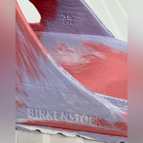 Birkenstock Arizona EVA Slide Sandals Watermelon Multi Women’s 36 Size 5-5.5 - Picture 12 of 15